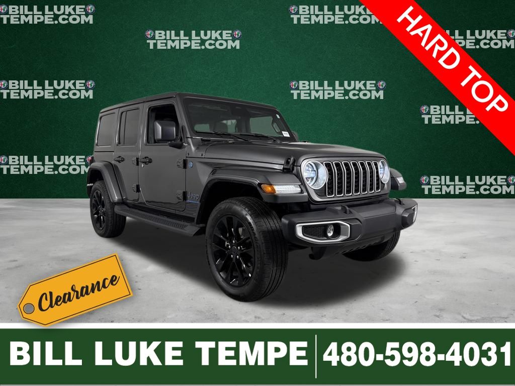 Gray (Granite Crystal Metallic Clearcoat) 2025 Jeep Wrangler 4xe Sahara 4WD SUV / Crossover Four-Wheel Drive 8-Speed Automatic