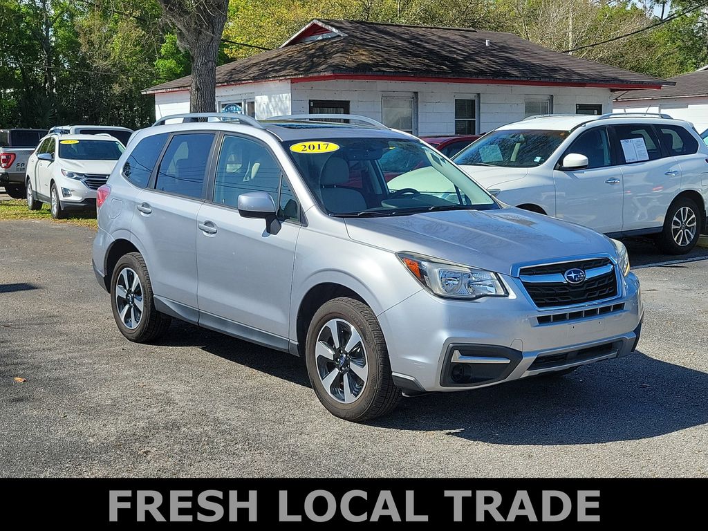 Ice Silver Metallic 2017 Subaru Forester 2.5i Premium SUV / Crossover All-Wheel Drive Continuously Variable Transmission