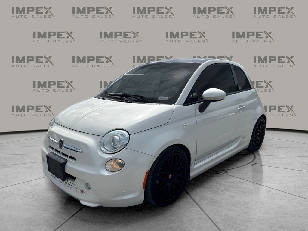 2015 FIAT 500e Blanco (Bianco Perla (Pearl White Tri-Coat)) Hatchback Tracción delantera Automática