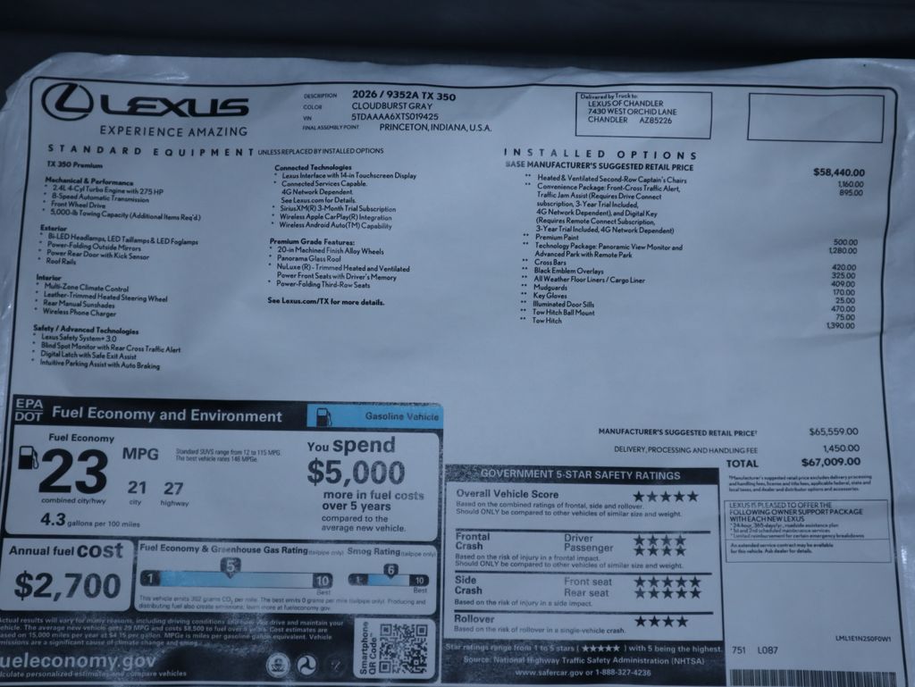 Thumbnail: 2026 Lexus TX - 9