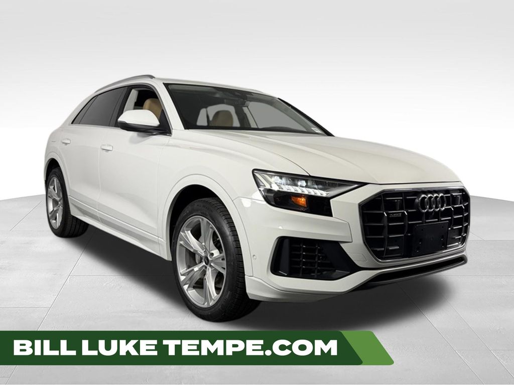 Carrara White 2023 Audi Q8 SUV / Crossover All-Wheel Drive 8-Speed Automatic