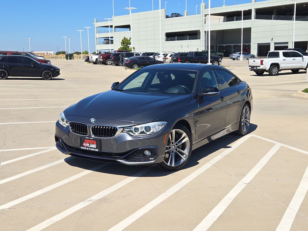 Mineral Gray Metallic 2015 BMW 4 Series Sedan Rear-Wheel Drive 8-Speed Automatic