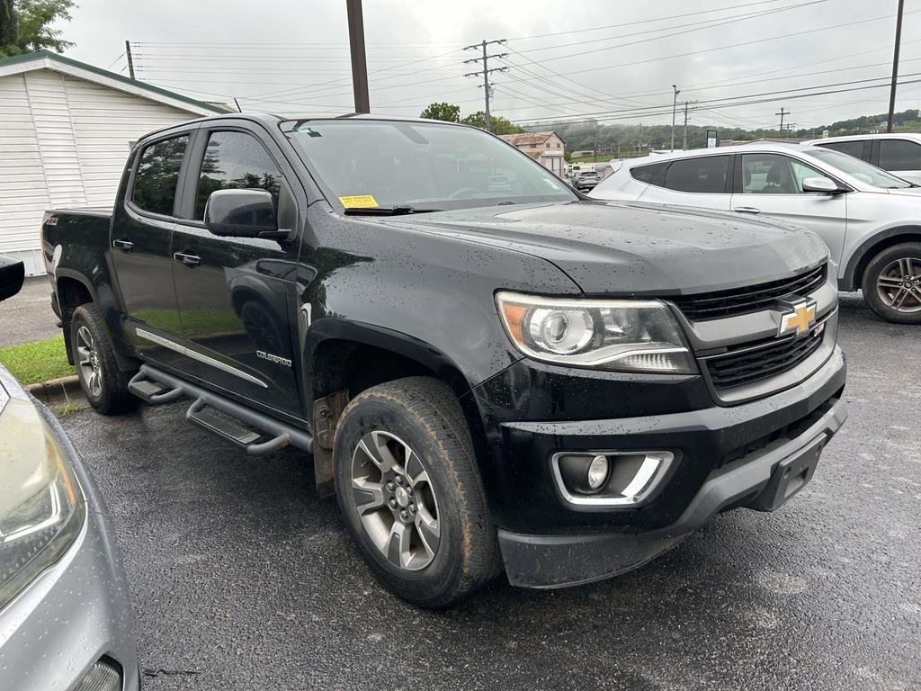 Black 2018 Chevrolet Colorado Pickup Truck Four-Wheel Drive 8-Speed Automatic
