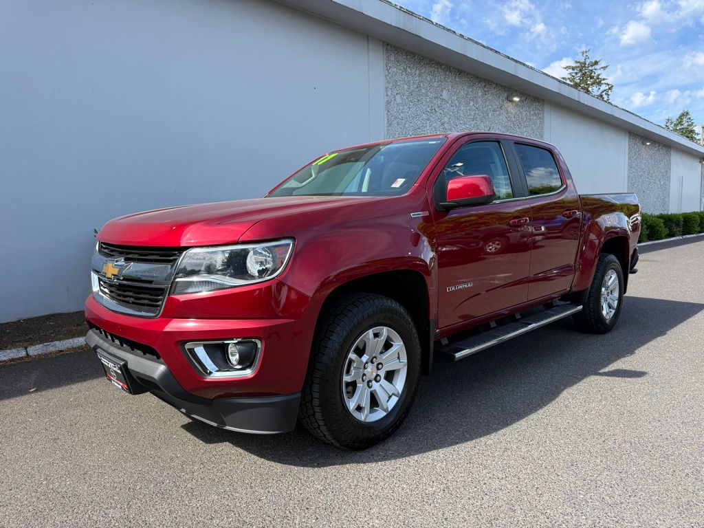 Cajun Red Tintcoat 2017 Chevrolet Colorado LT Crew Cab 4WD Pickup Truck Four-Wheel Drive 6-Speed Automatic