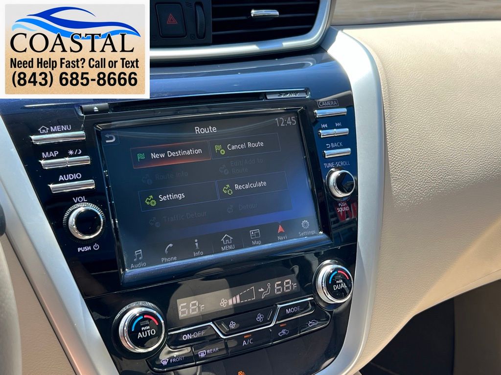 2017 Nissan Murano SV White at Coastal Chevrolet Cadillac