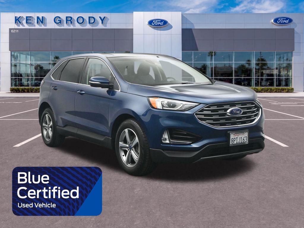 Dark Persian Green Metallic 2020 Ford Edge SUV / Crossover Front-Wheel Drive 8-Speed Automatic