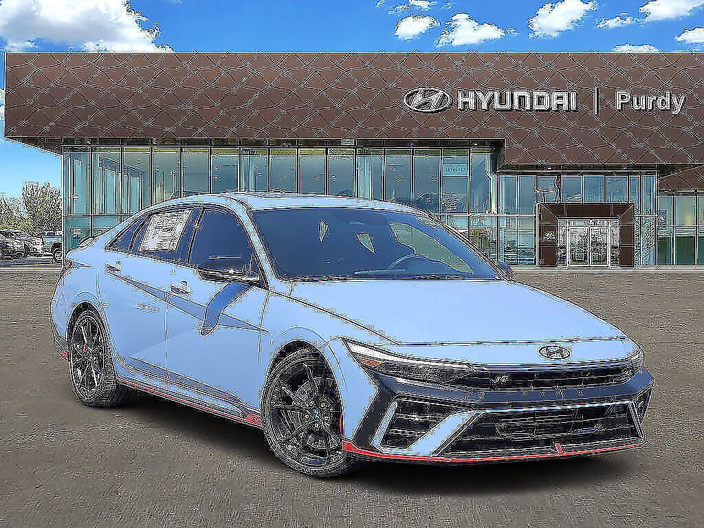 Performance Blue 2026 Hyundai Elantra N Sedan Front-Wheel Drive 8-Speed Automatic