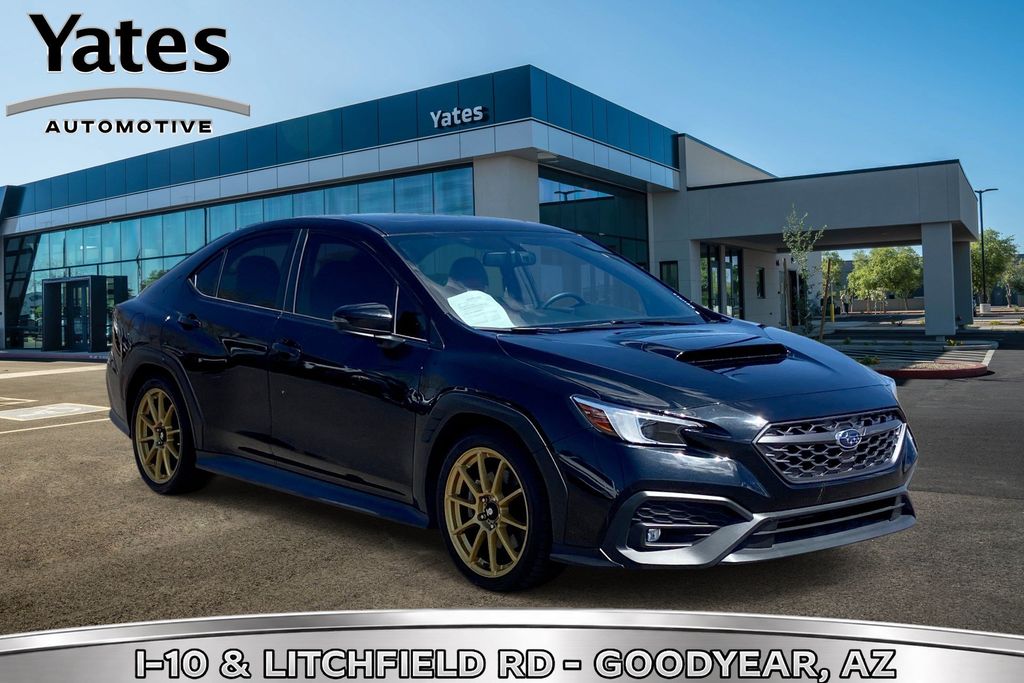 Crystal Black Silica 2022 Subaru WRX Sedan All-Wheel Drive 6-Speed Manual