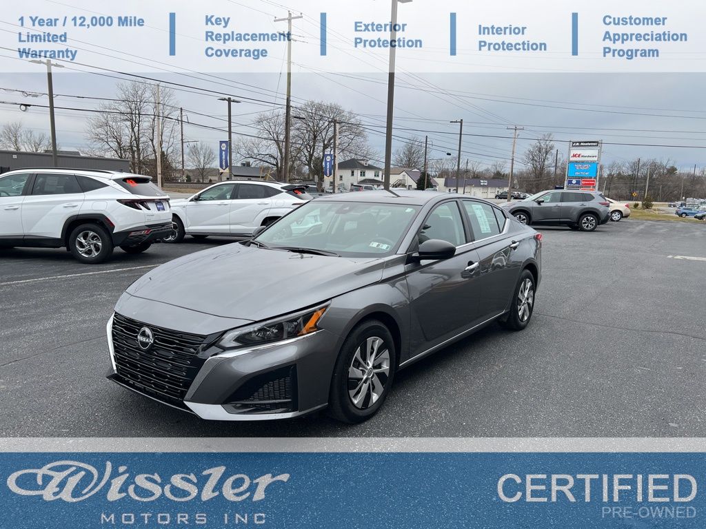 Gray (Gun Metallic) 2024 Nissan Altima Sedan Front-Wheel Drive Continuously Variable Transmission