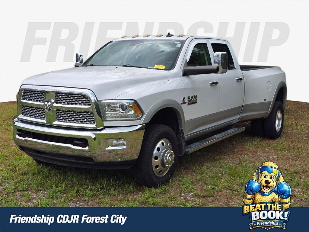 Bright White Clearcoat 2015 RAM 3500 Pickup Truck Four-Wheel Drive 6-Speed Automatic