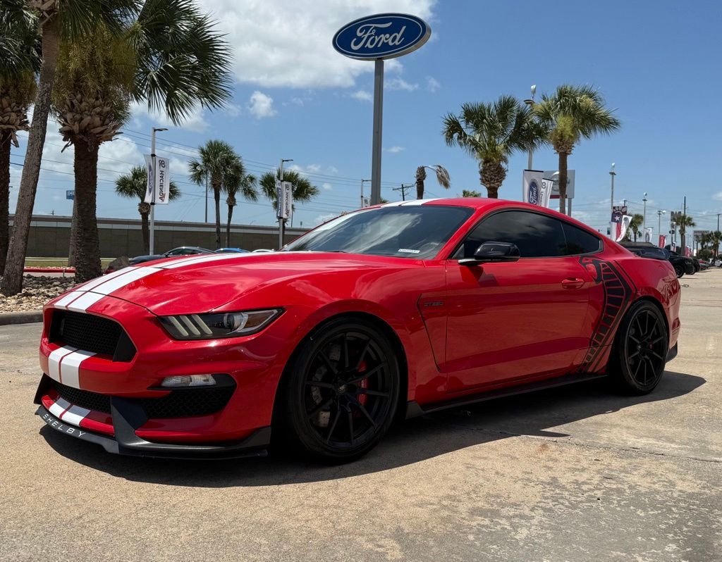 Race Red 2016 Ford Mustang Shelby GT350 Coupe Rear-Wheel Drive 6-Speed Manual