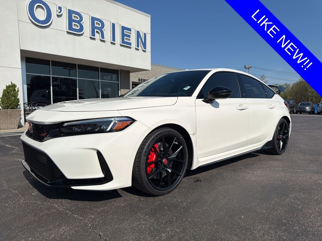 Championship White 2025 Honda Civic Type R FWD Hatchback Front-Wheel Drive 6-Speed Manual