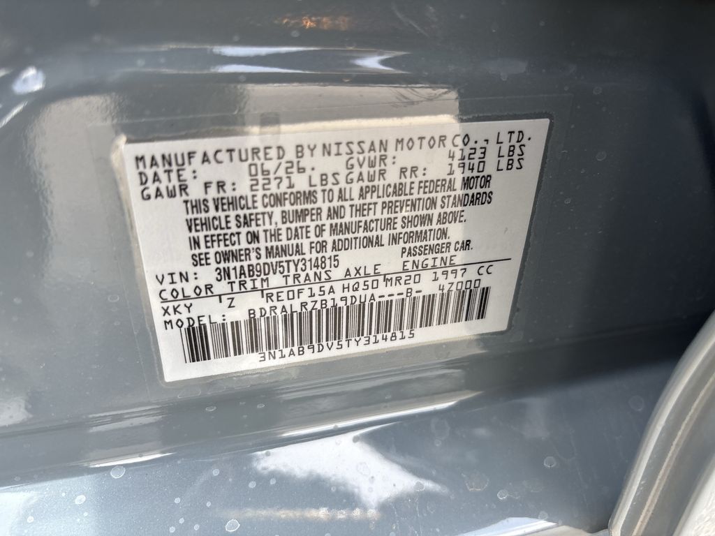 New 2026 Nissan Sentra Sedan