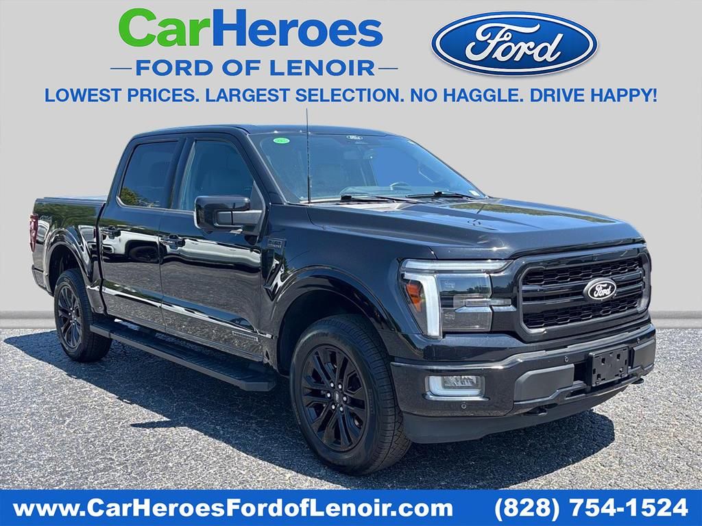Agate Black Metallic 2024 Ford F-150 Pickup Truck Four-Wheel Drive Automatic