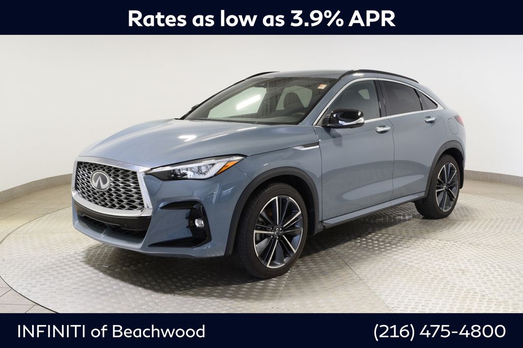 Slate Gray 2025 INFINITI QX55 Essential AWD SUV / Crossover All-Wheel Drive Continuously Variable Transmission