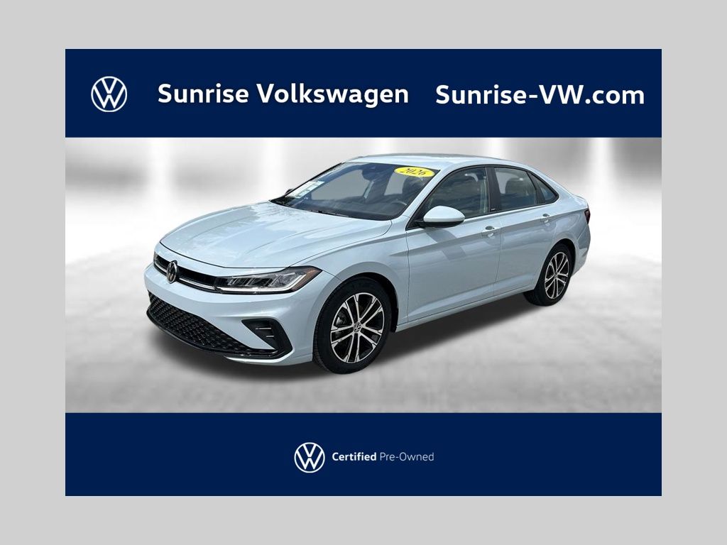 Platinum Gray Metallic 2026 Volkswagen Jetta Sedan Front-Wheel Drive 8-Speed Automatic