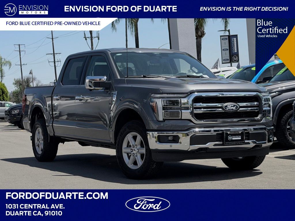 Gray Metallic 2025 Ford F-150 Pickup Truck Four-Wheel Drive Automatic