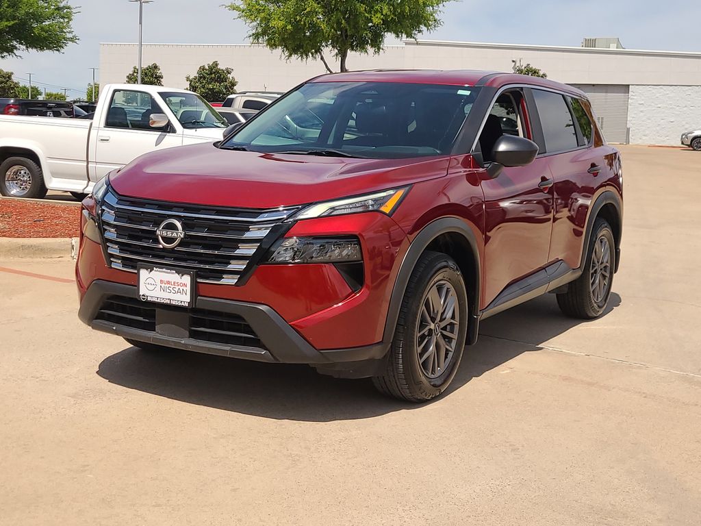 Red (Scarlet Ember Tintcoat) 2024 Nissan Rogue S FWD SUV / Crossover Front-Wheel Drive Continuously Variable Transmission