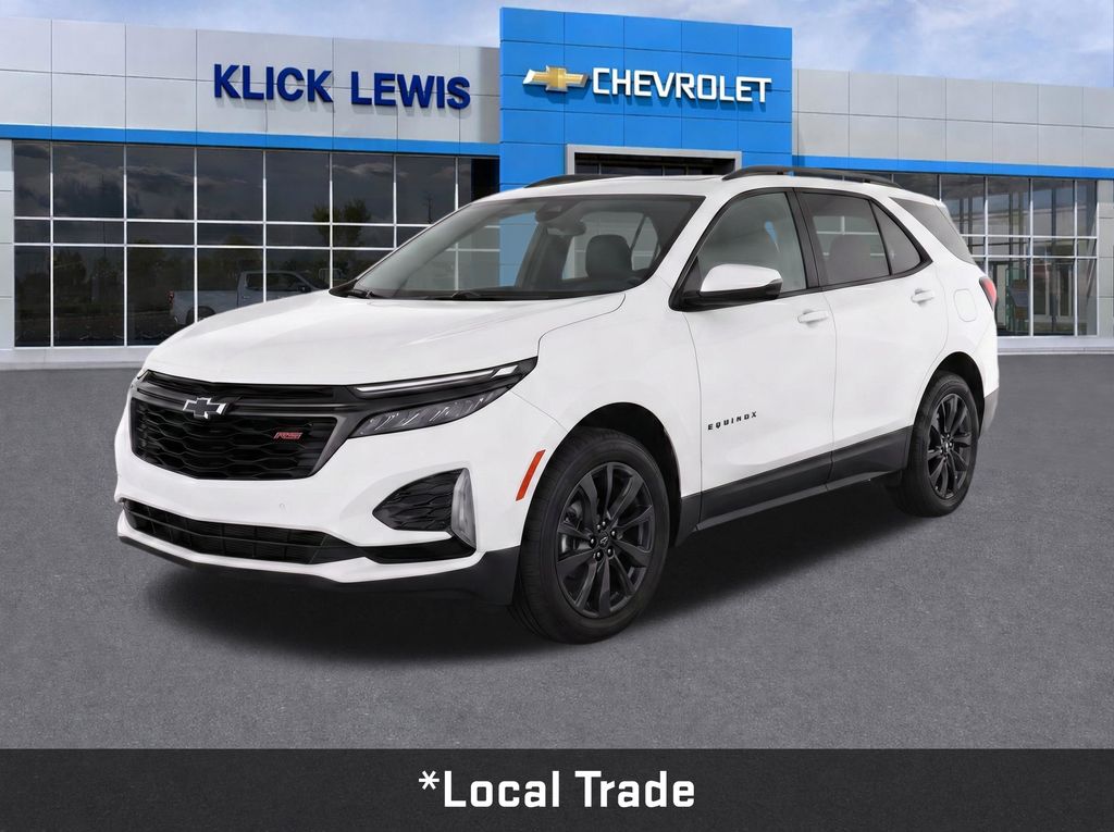 2022 Chevrolet Equinox RS White at Klick Lewis Buick Chevrolet