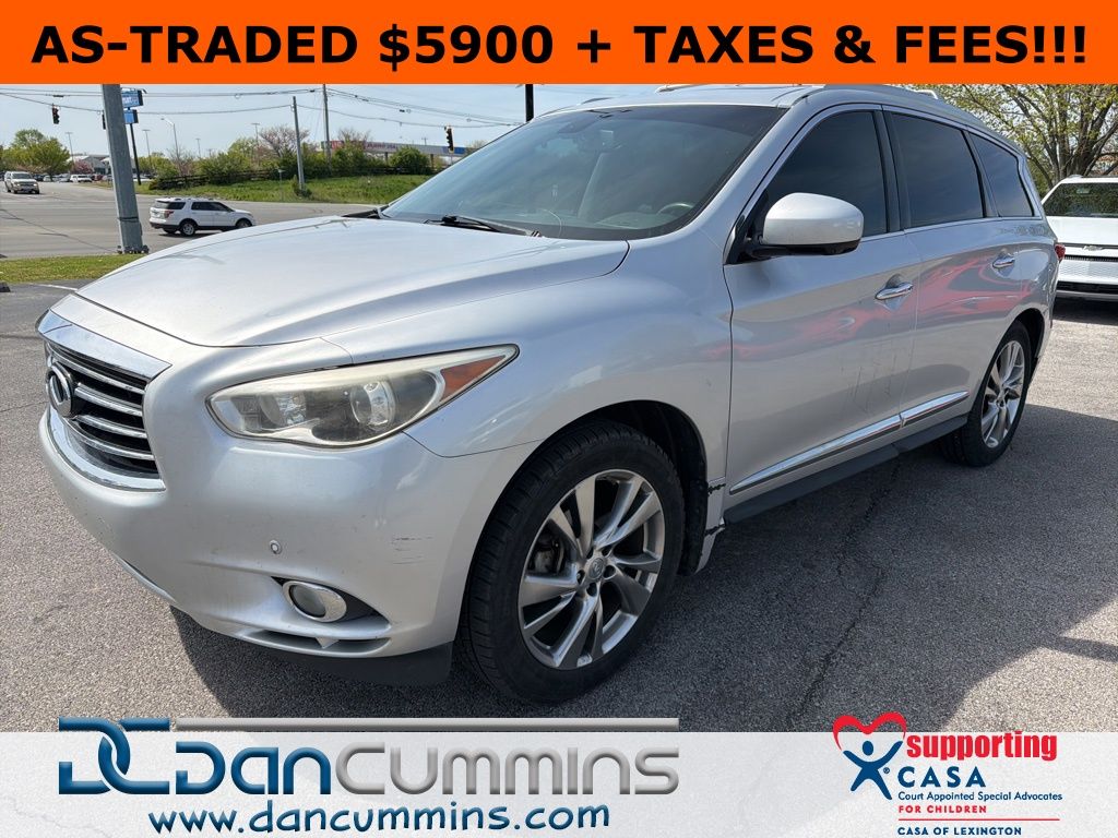 Gray (Liquid Platinum) 2013 INFINITI JX35 AWD SUV / Crossover All-Wheel Drive Continuously Variable Transmission