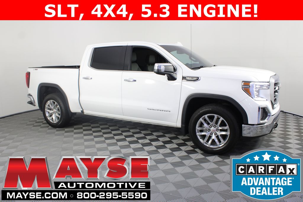 Summit White 2021 GMC Sierra 1500 Pickup Truck Four-Wheel Drive Automatic