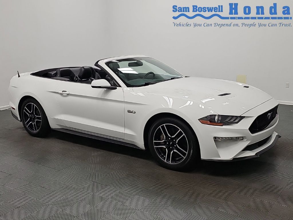 Oxford White 2020 Ford Mustang Convertible Rear-Wheel Drive Automatic