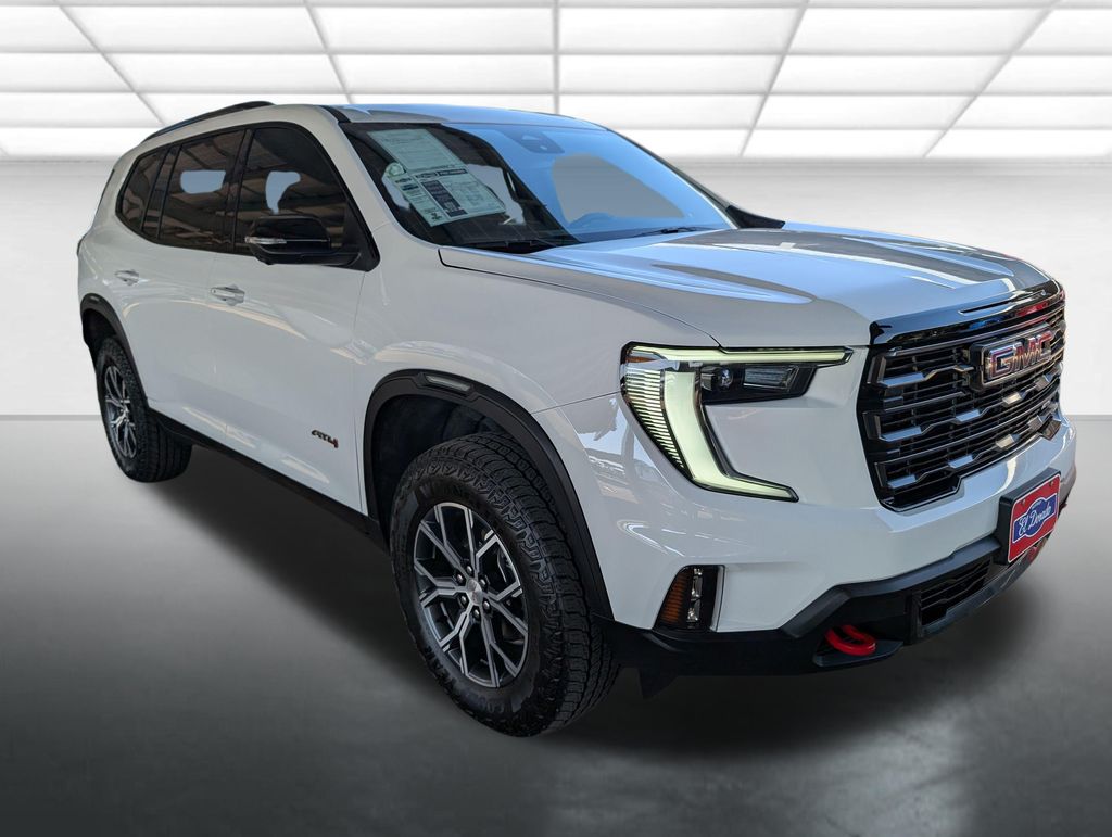 Summit White 2025 GMC Acadia SUV / Crossover Four-Wheel Drive 8-Speed Automatic