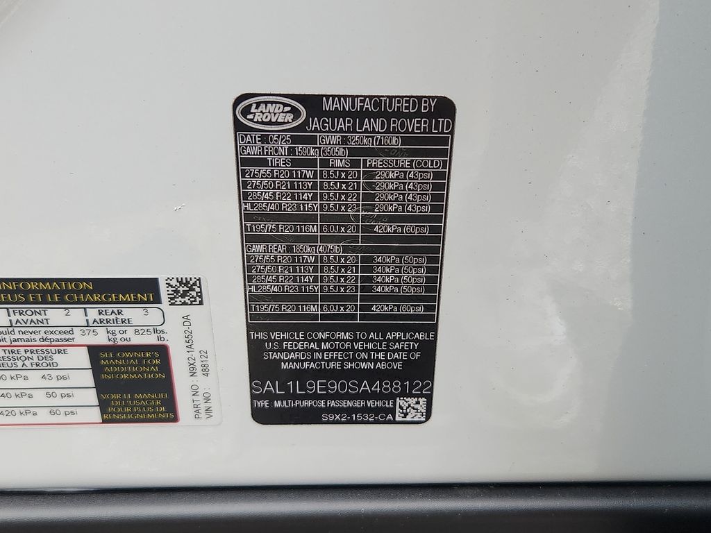 2025 Land Rover Range Rover Sport Dynamic 10