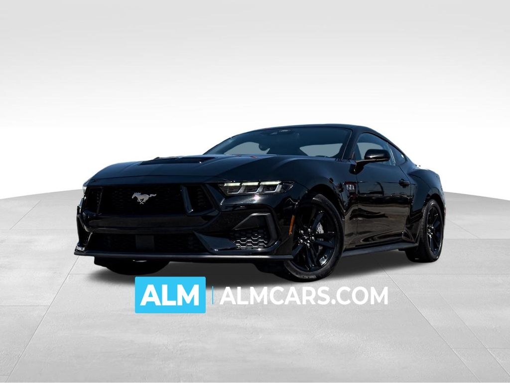 Shadow Black 2024 Ford Mustang GT Fastback RWD Coupe Rear-Wheel Drive 6-Speed Manual