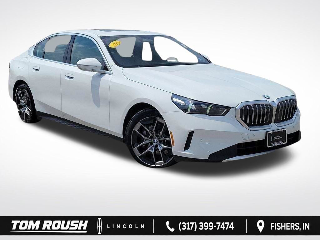 Alpine White 2026 BMW 5 Series Sedan All-Wheel Drive 8-Speed Automatic