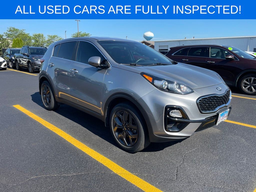 Steel Gray 2022 Kia Sportage SUV / Crossover All-Wheel Drive 6-Speed Automatic Overdrive