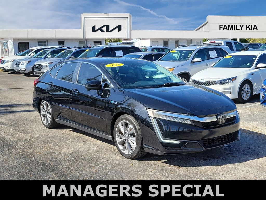 Crystal Black Pearl 2018 Honda Clarity Hybrid Plug-In FWD Sedan Front-Wheel Drive Continuously Variable Transmission