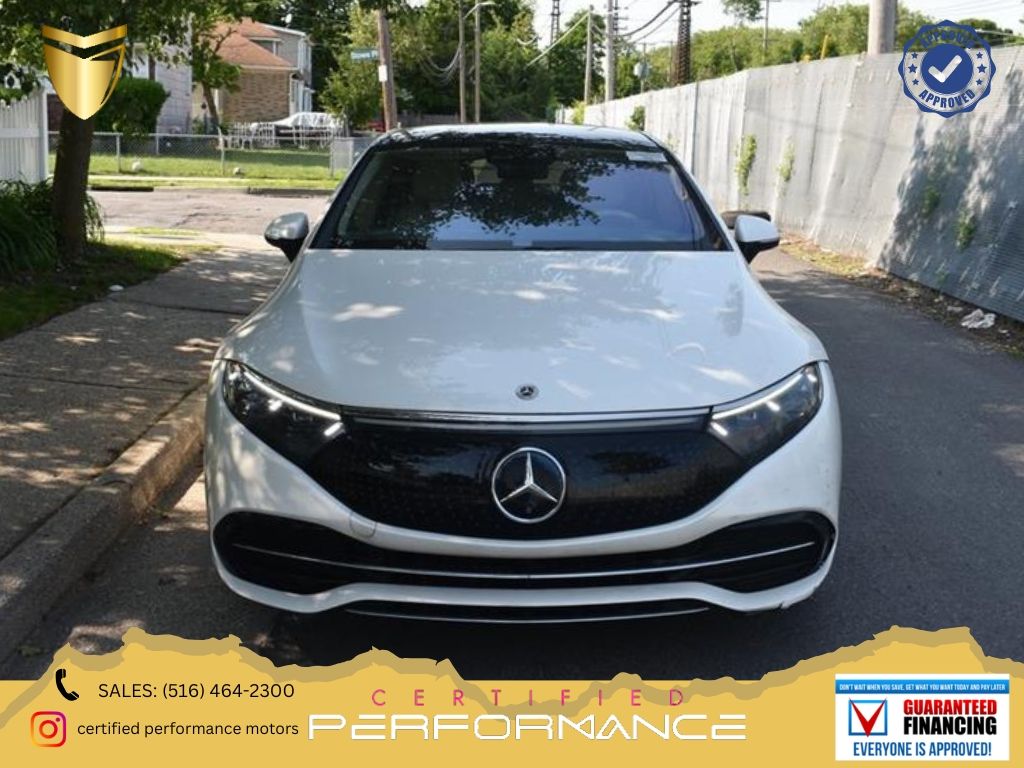Polar White 2023 Mercedes-Benz EQS Sedan Rear-Wheel Drive 1-Speed Automatic