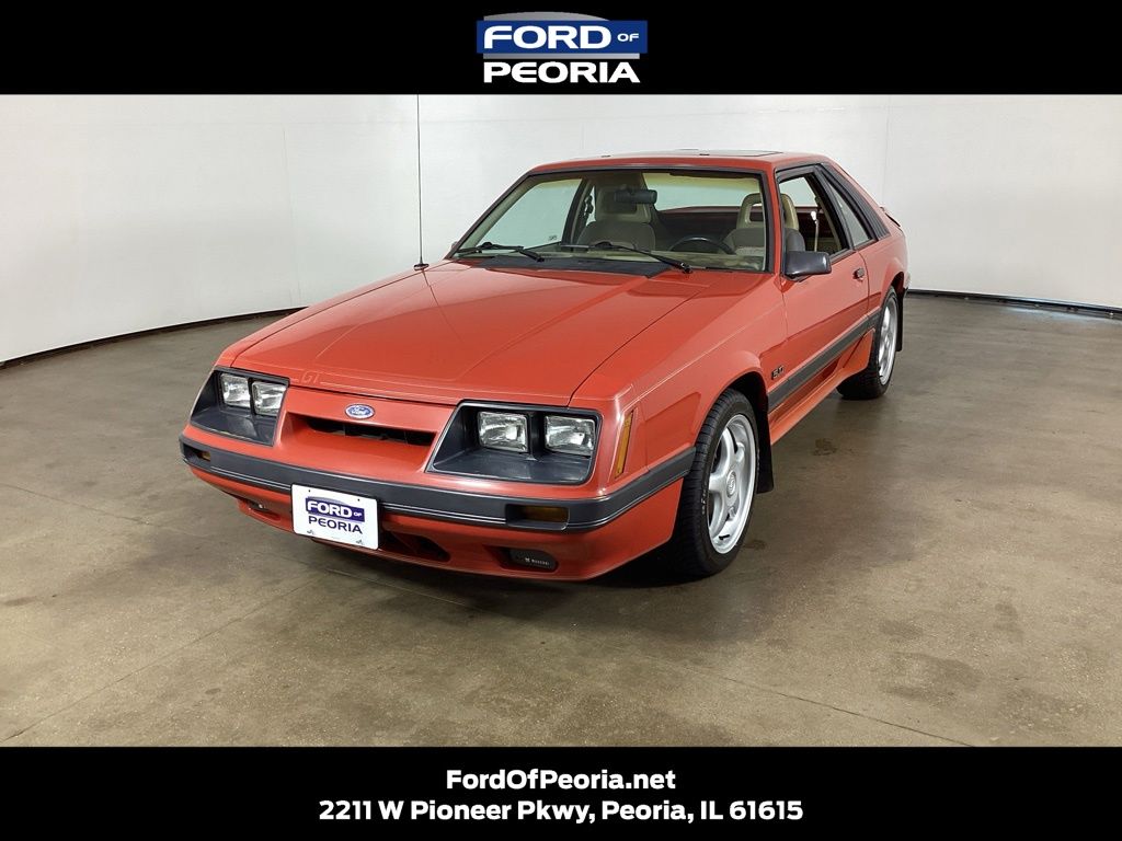 Bright Red 1986 Ford Mustang Coupe Manual