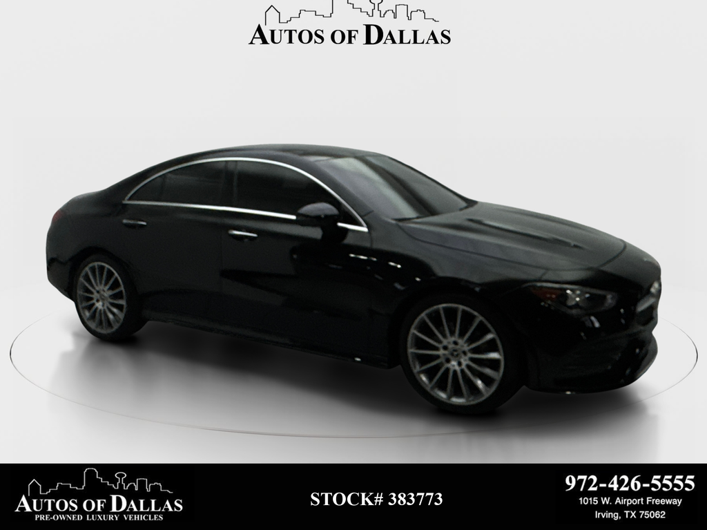 Black 2023 Mercedes-Benz CLA 250 FWD Coupe Front-Wheel Drive 7-Speed Automatic