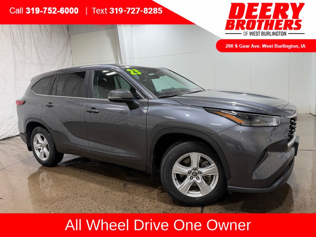 Magnetic Gray Metallic 2023 Toyota Highlander L AWD SUV / Crossover All-Wheel Drive 8-Speed Automatic