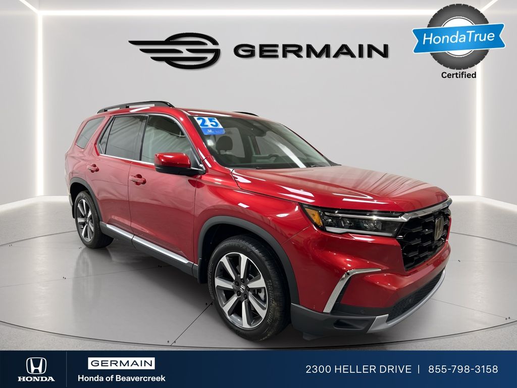 Radiant Red Metallic II 2025 Honda Pilot Touring AWD SUV / Crossover All-Wheel Drive Automatic