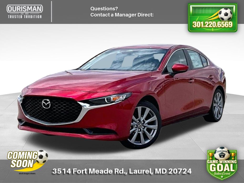 Red Crystal 2024 Mazda MAZDA3 2.5 S Preferred Sedan FWD Sedan Front-Wheel Drive 6-Speed Automatic