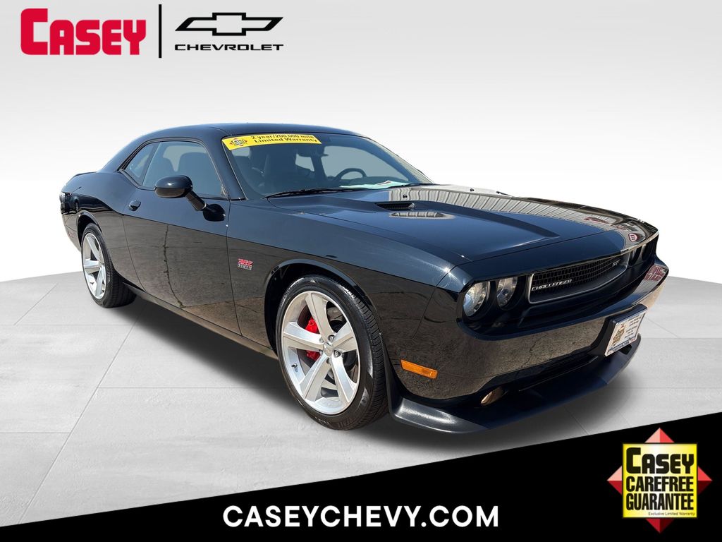 Black Clearcoat 2012 Dodge Challenger Coupe Rear-Wheel Drive 5-Speed Automatic