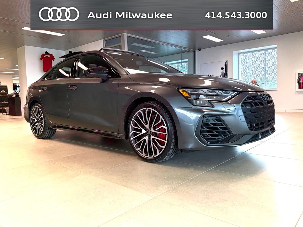 Daytona Gray Pearl Effect 2026 Audi S3 2.0T quattro Premium Sedan All-Wheel Drive 7-Speed Automatic