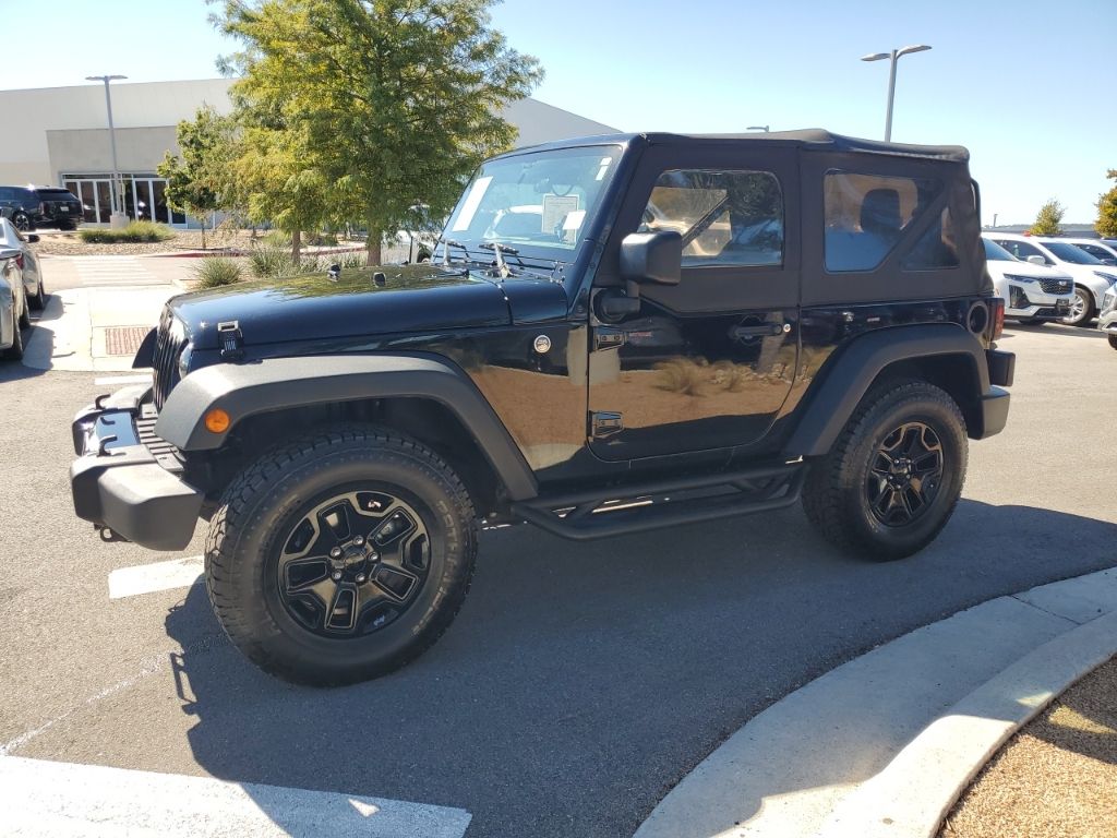 Used Car 2016 Jeep Wrangler  Willys Wheeler For Sale Under $25,000 In Austin, Texas