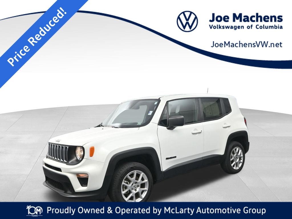 Alpine White Clearcoat 2023 Jeep Renegade Latitude 4WD SUV / Crossover Four-Wheel Drive 9-Speed Automatic