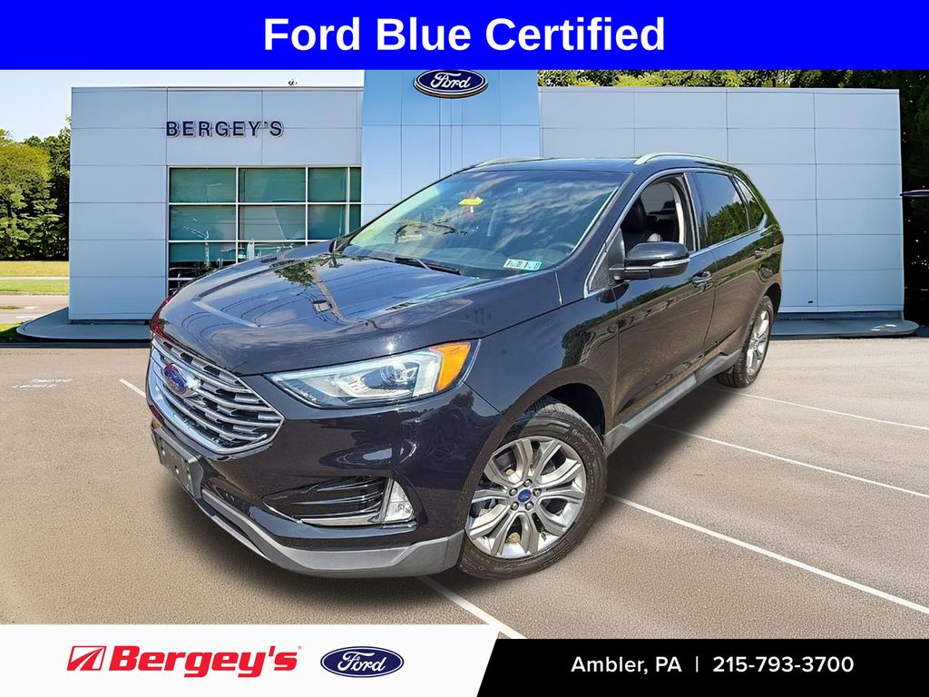 Black Metallic 2019 Ford Edge SUV / Crossover All-Wheel Drive 8-Speed Automatic
