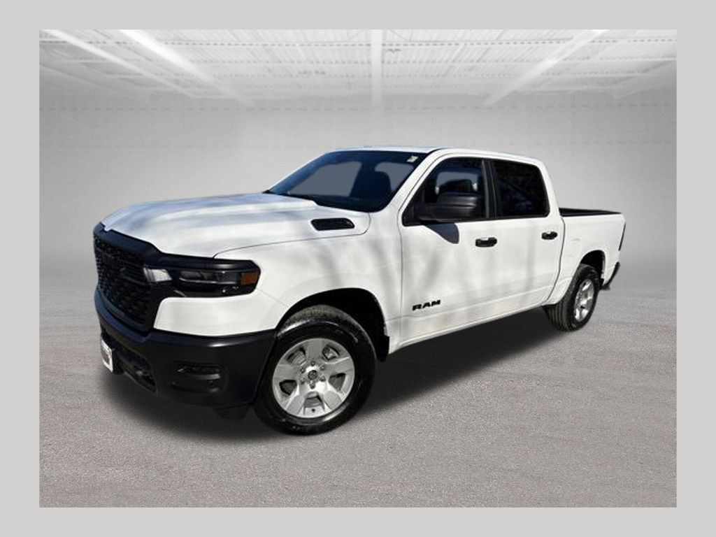Bright White Clearcoat 2026 RAM 1500 Pickup Truck Four-Wheel Drive 8-Speed Automatic