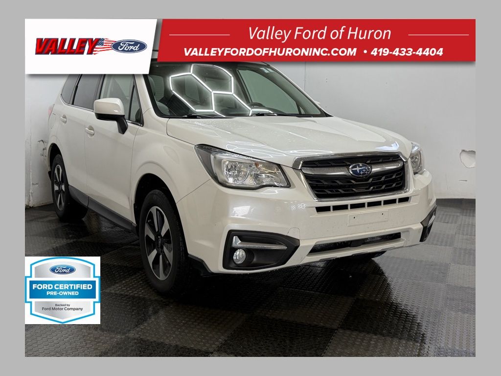Crystal White Pearl 2017 Subaru Forester 2.5i Limited SUV / Crossover All-Wheel Drive Continuously Variable Transmission