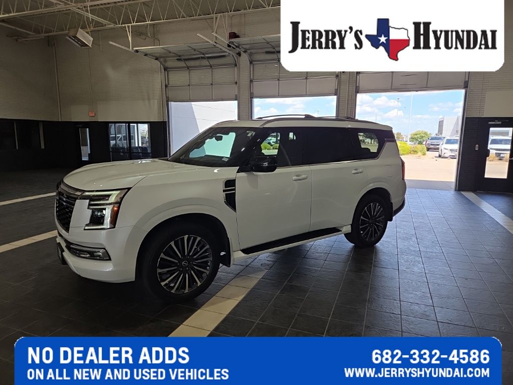 Everest White Pearl Tricoat/Super Black 2025 Nissan Armada SUV / Crossover 4X2 9-Speed Automatic