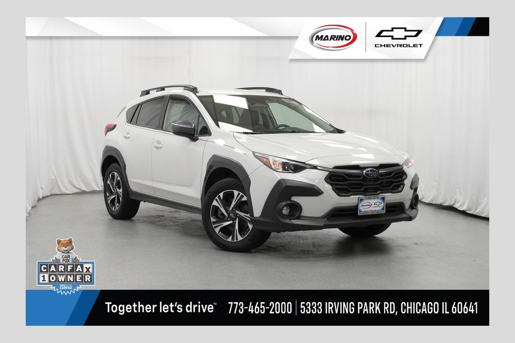 Crystal White Pearl 2024 Subaru Crosstrek SUV / Crossover All-Wheel Drive Continuously Variable Transmission