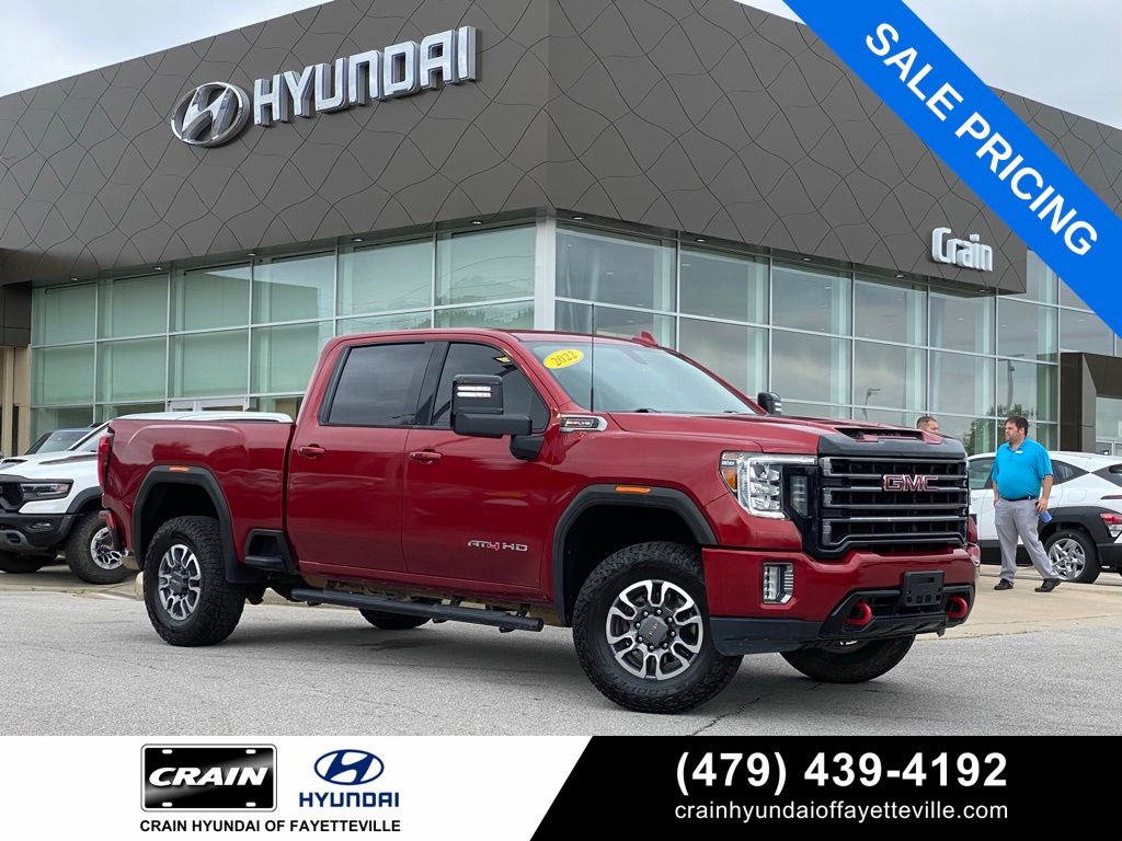 Cayenne Red 2022 GMC Sierra 3500HD Pickup Truck Four-Wheel Drive 6-Speed Automatic