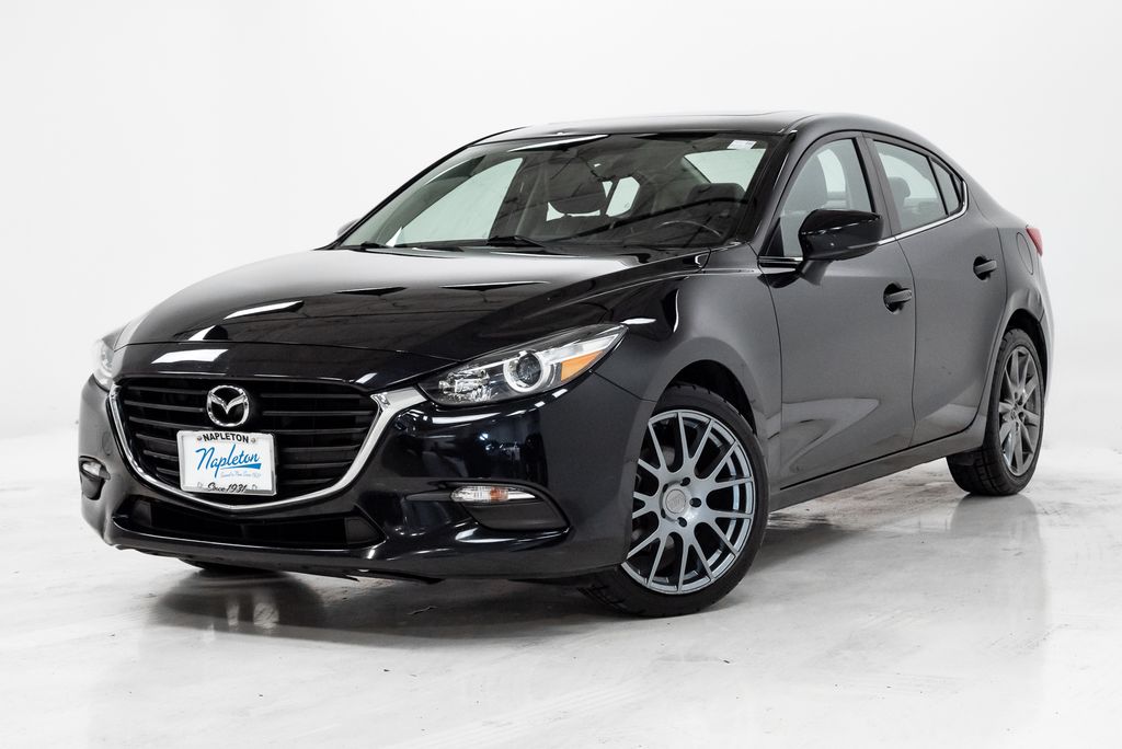 Jet Black Mica 2018 Mazda MAZDA3 Touring Sedan Front-Wheel Drive 6-Speed Automatic