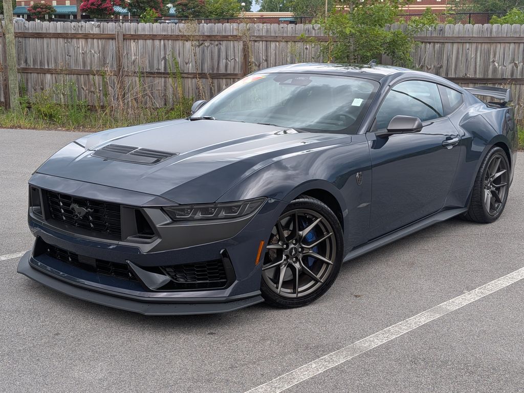 Blue 2024 Ford Mustang Coupe Rear-Wheel Drive Automatic